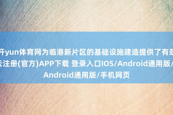 开yun体育网为临港新片区的基础设施建造提供了有劲扶直-开云注册(官方)APP下载 登录入口IOS/Android通用版/手机网页