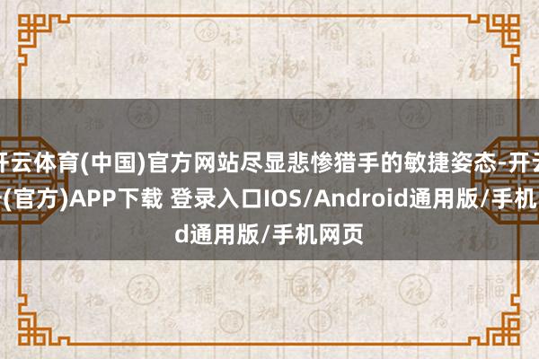 开云体育(中国)官方网站尽显悲惨猎手的敏捷姿态-开云注册(官方)APP下载 登录入口IOS/Android通用版/手机网页