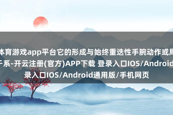 体育游戏app平台它的形成与始终重迭性手腕动作或局部压力过大密切干系-开云注册(官方)APP下载 登录入口IOS/Android通用版/手机网页